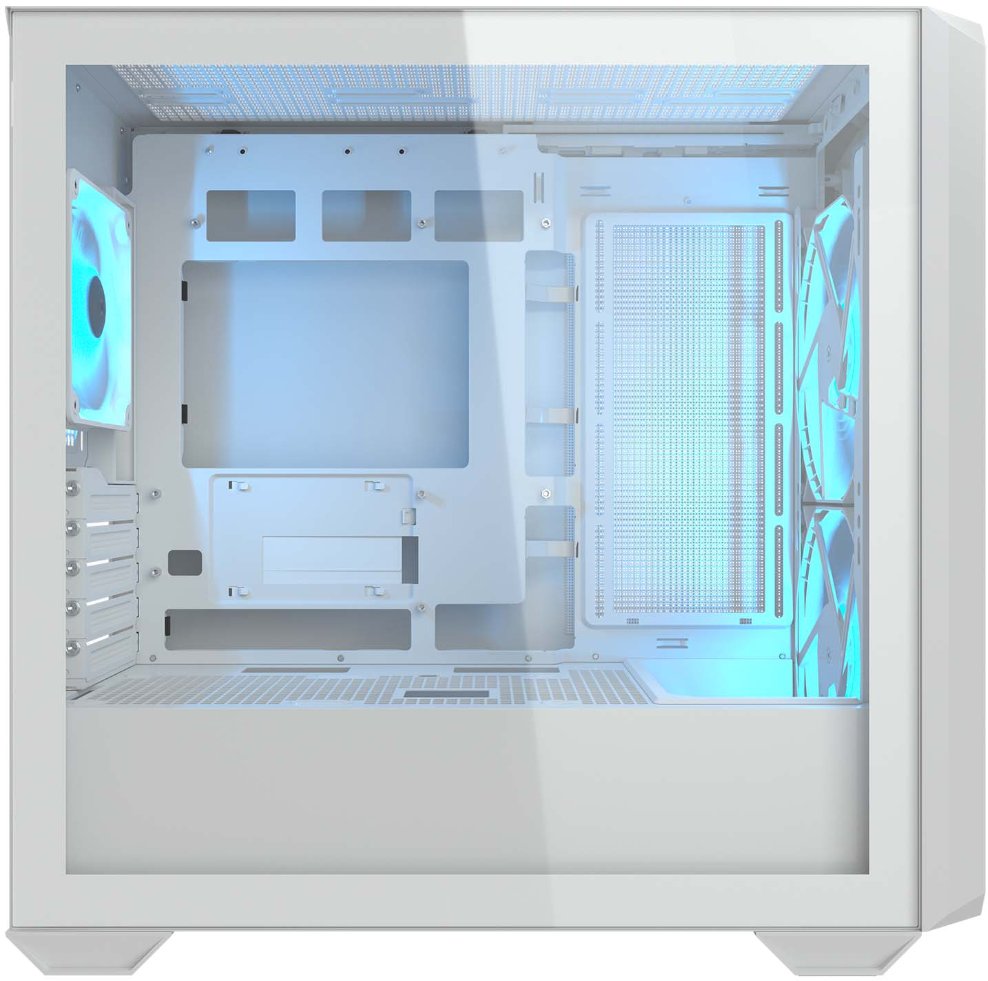 Kornizë kompjuteri Cougar MX600 RGB Mini, mini tower, me ndriçim RGB, e bardhë