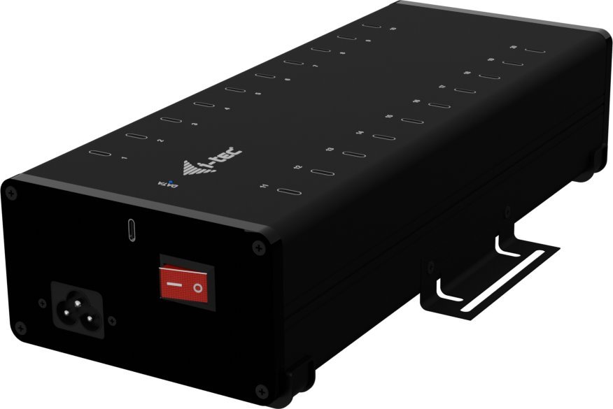 USB хаб i-Tec, 2x USB 3.2 Gen 1, 18x USB 2.0, метален