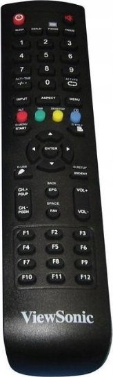 Pilot televizori ViewSonic, telekomandë origjinale, universal, e zezë