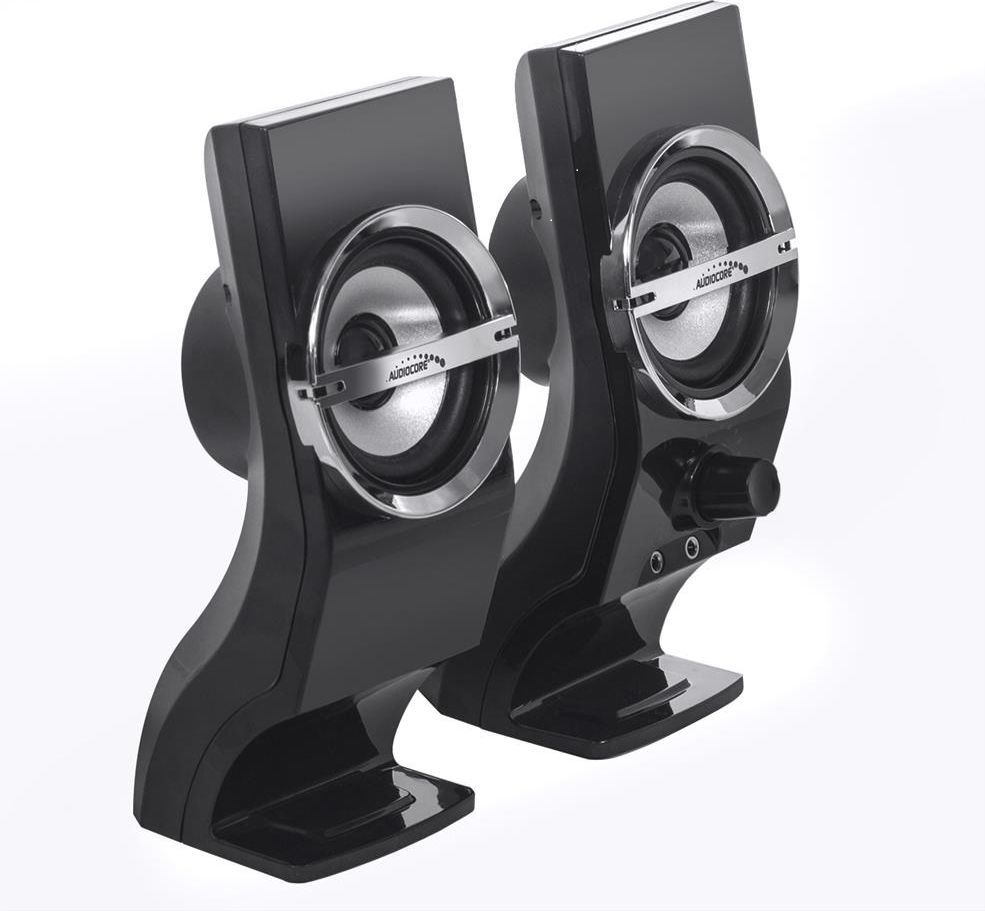 Altoparlant për kompjuter GreenBlue AC805, të zi