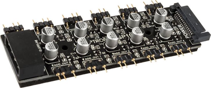 Hub ARGB Lamptron SP101, 10 porta, 3 pin 5VDG, i zi