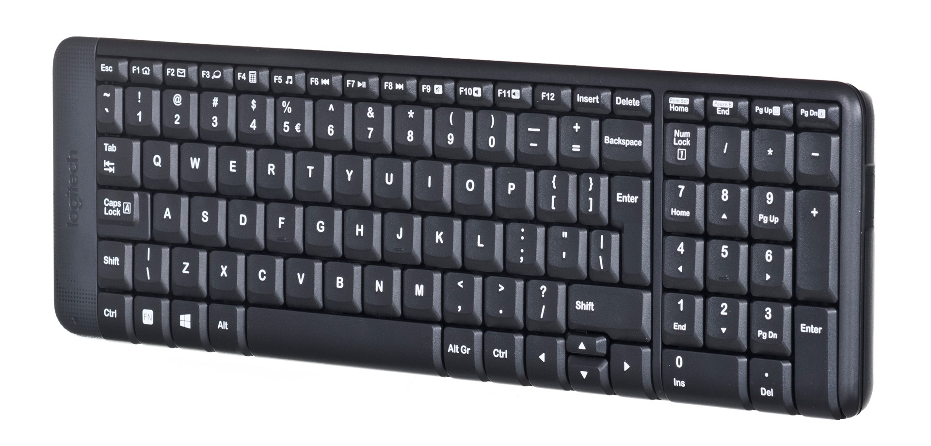 Set tastierë dhe maus Logitech MK220, Wireless, QWERTY, i zi