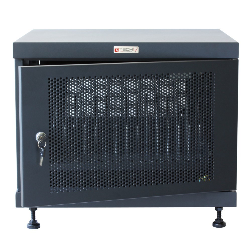 Kabinet karikues Techly 367652, 14 laptopë, 16 dalje AC, gri