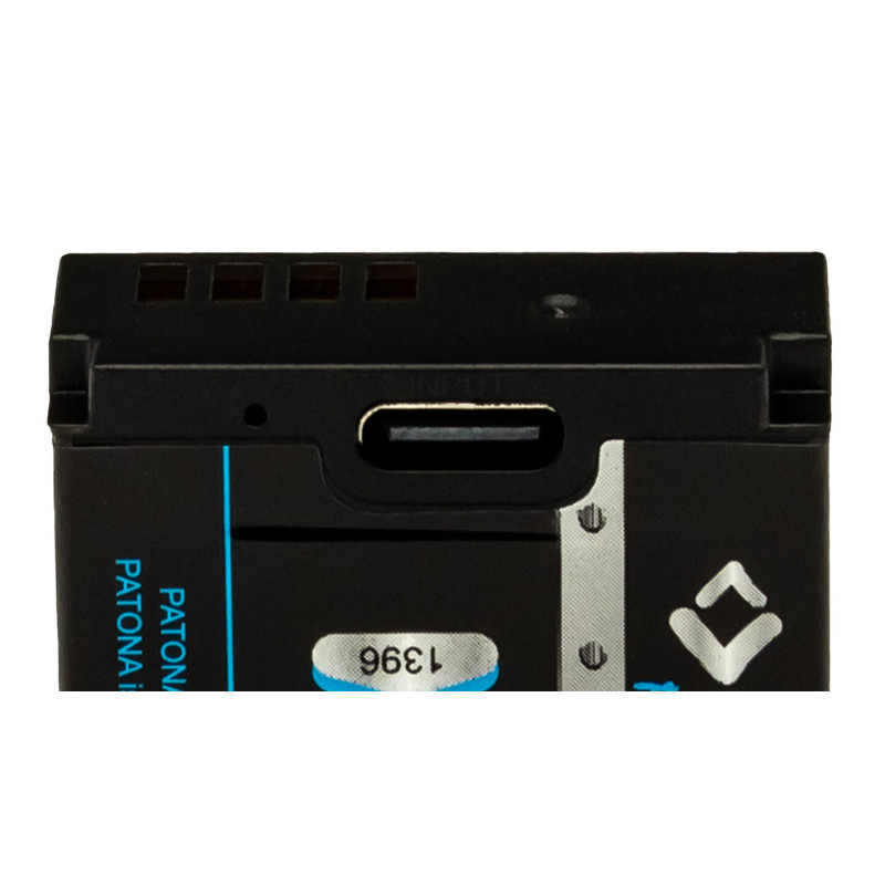 Bateri PATONA Platinum me hyrje USB-C për Canon LP-E12
