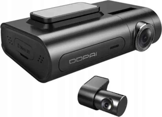 Dy videoregjistrues makinash DDPAI X2S Pro Dual, 2K përpara, 4G WiFi, të zinj