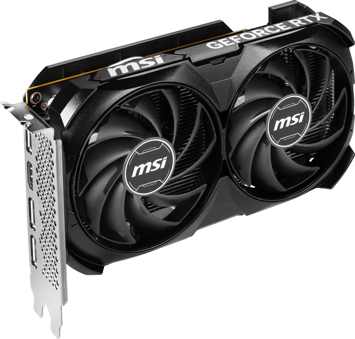 Kartelë grafike MSI GeForce RTX 4060 VENTUS 2X BLACK 8G OC NVIDIA, 8 GB GDDR6