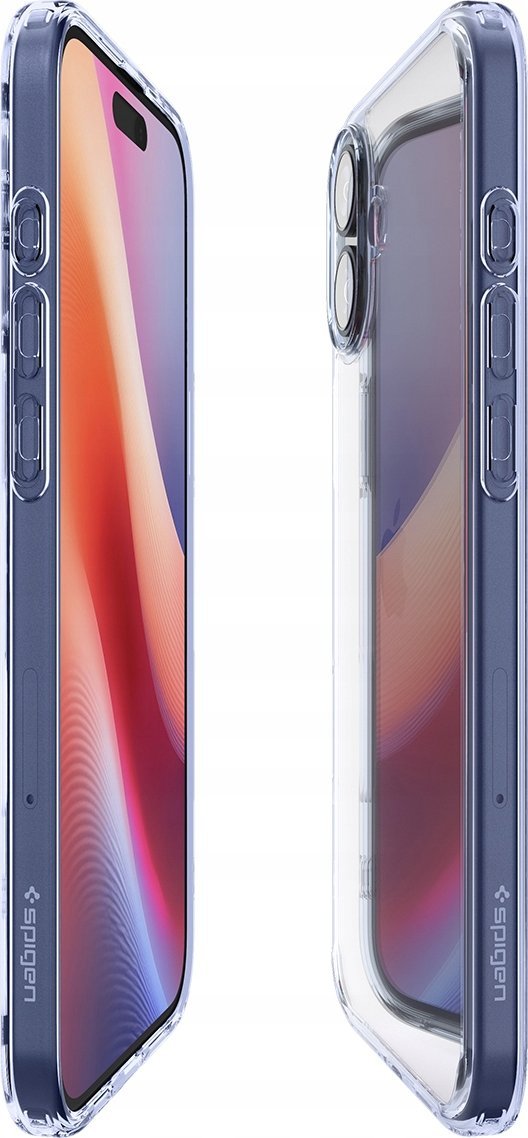 Mbështjellës telefoni Spigen Ultra Hybrid Sky Crystal, për iPhone 16 Plus, transparent