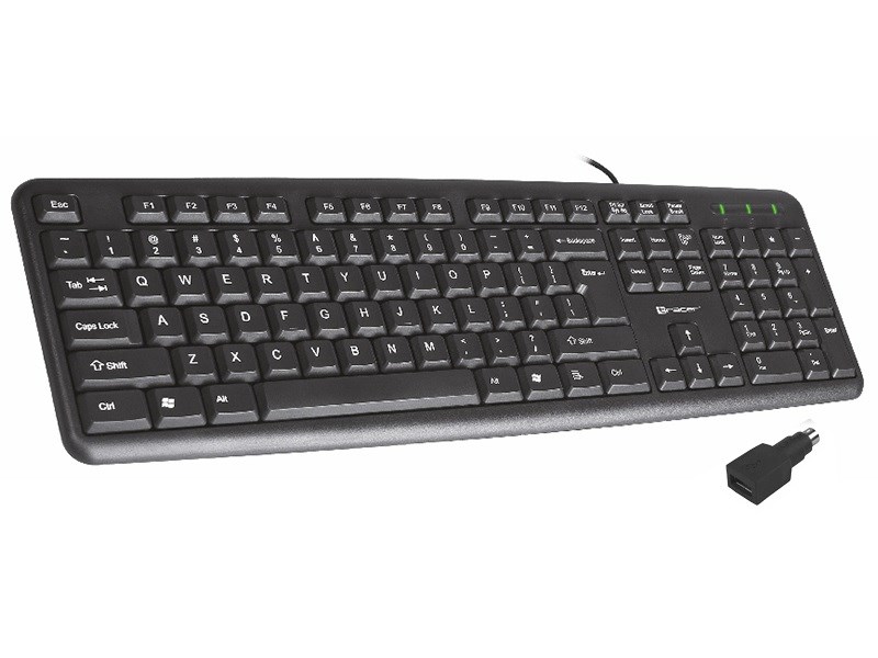 Tastierë Tracer Maverick USB + PS/2, e zezë