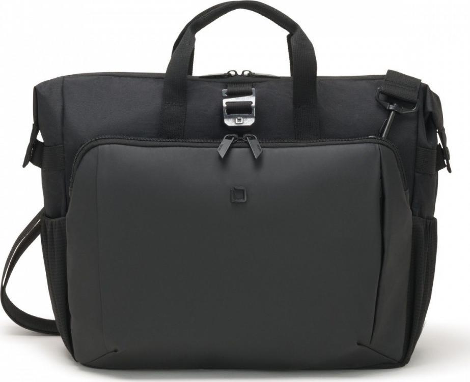 Çantë laptopi Dicota Top Traveller Go D31863 RPET, 15.6", material i papërshkueshëm nga uji, e zezë