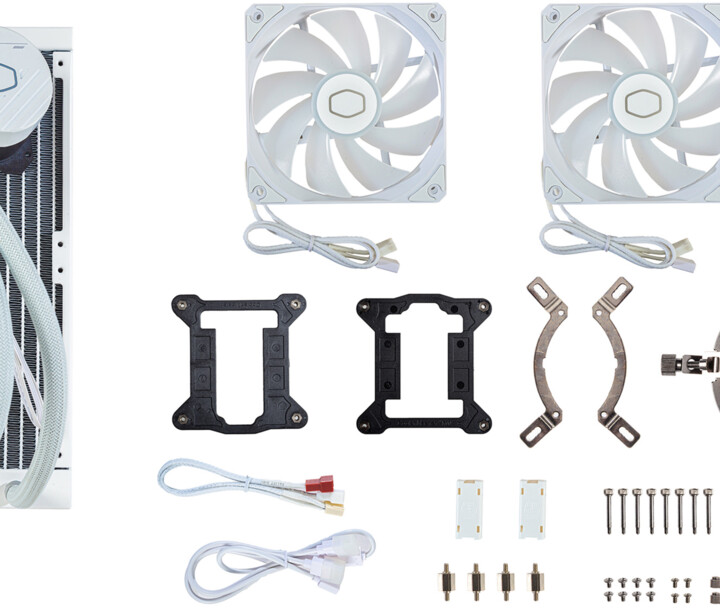 Ftohës Cooler Master MasterLiquid ML240L Core ARGB, i bardhë