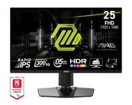 Monitor MSI MAG 255PXF, 24.5", Rapid IPS, FHD, 300Hz, i zi