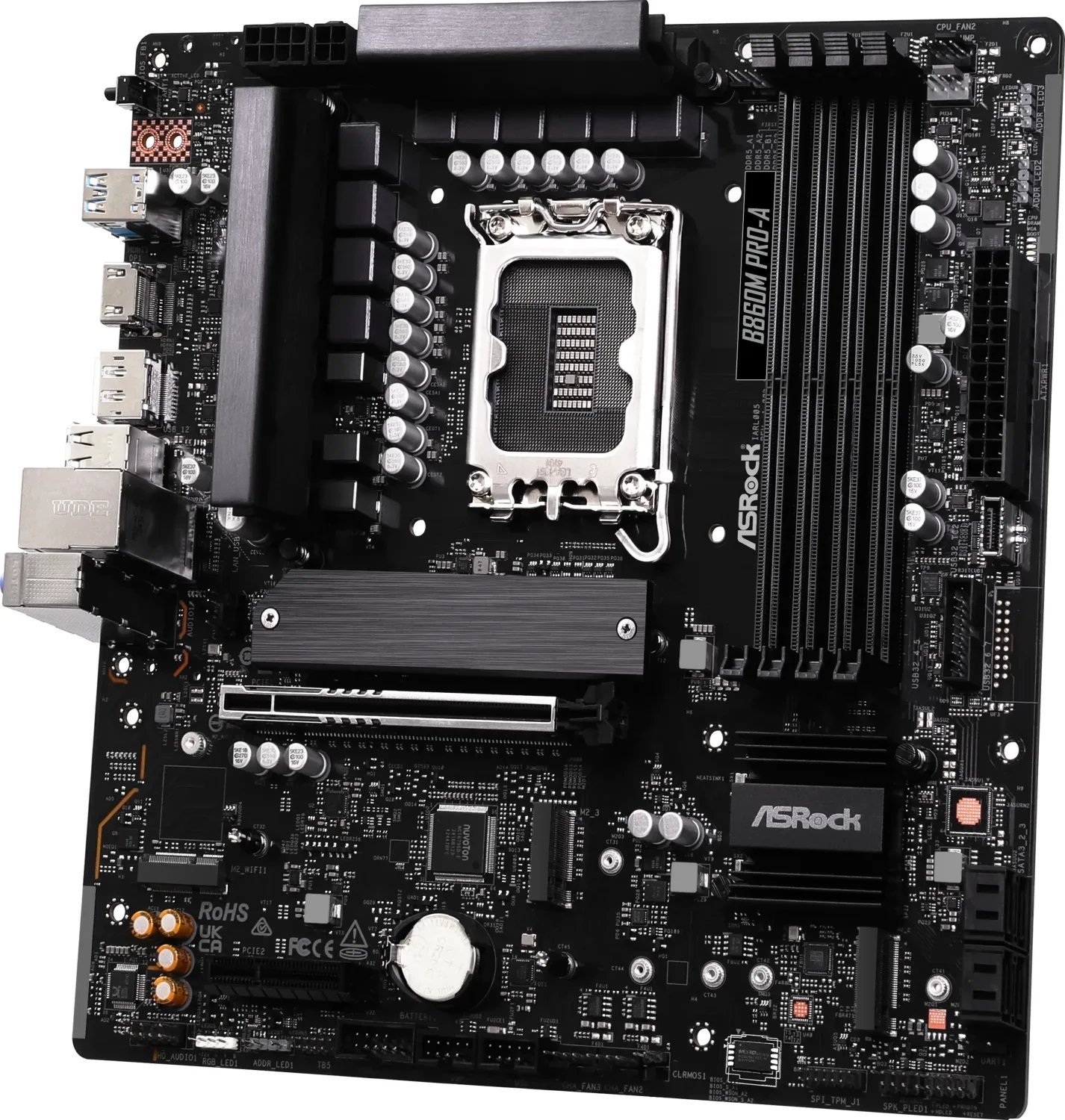 Pllakë amë ASRock B860M Pro-A, Intel B860, DDR5, Micro ATX 4