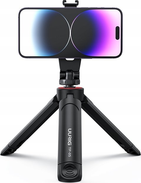 Tripod VRIG TP05, mini i zgjatueshëm, vidë 1/4", portabël, i zi