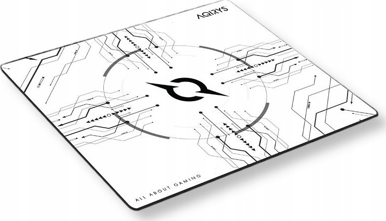 Mousepad GRUIS White Medium, 450 x 400 x 3 mm, sipërfaqe mikrofiber, i bardhë