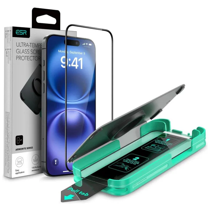 Mbrojtëse ekrani ESR Armorite për iPhone 16 Pro, transparente
