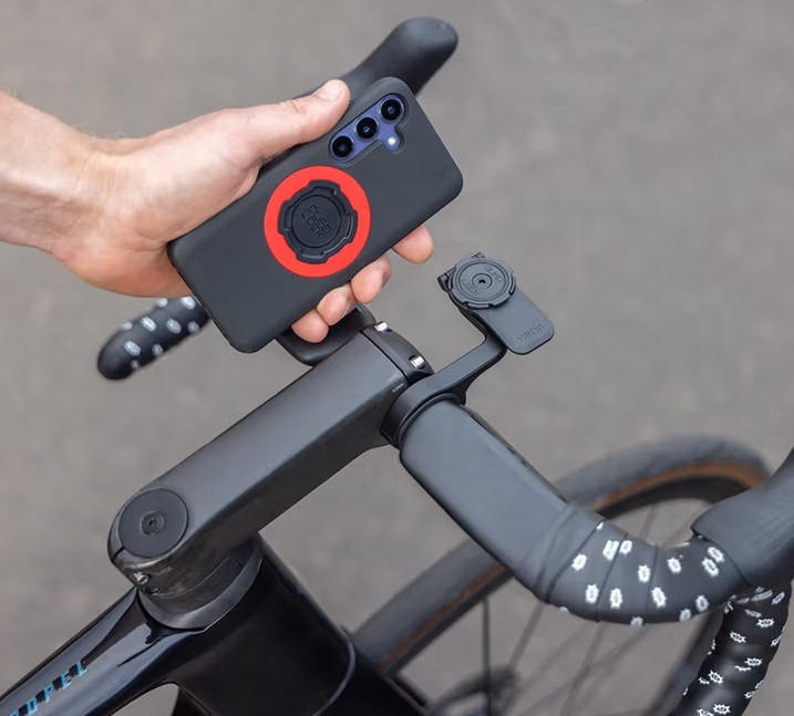 Mbajtëse biçiklete për telefon Quad Lock Out Front Mount Pro V2, alumini, montim në timon, e zezë