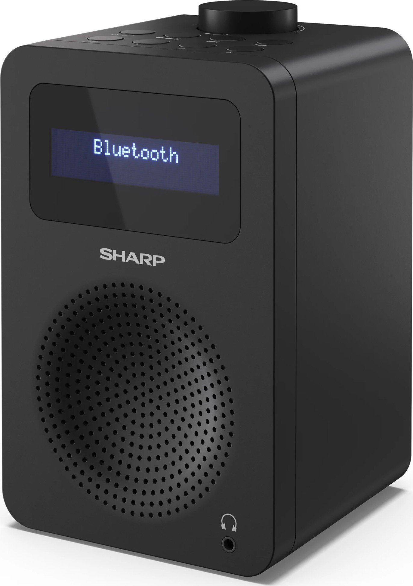 Radio digjitale Sharp DR-430, DAB/DAB+, Bluetooth 5.0, e zezë