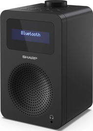 Radio digjitale Sharp DR-430, DAB/DAB+, Bluetooth 5.0, e zezë