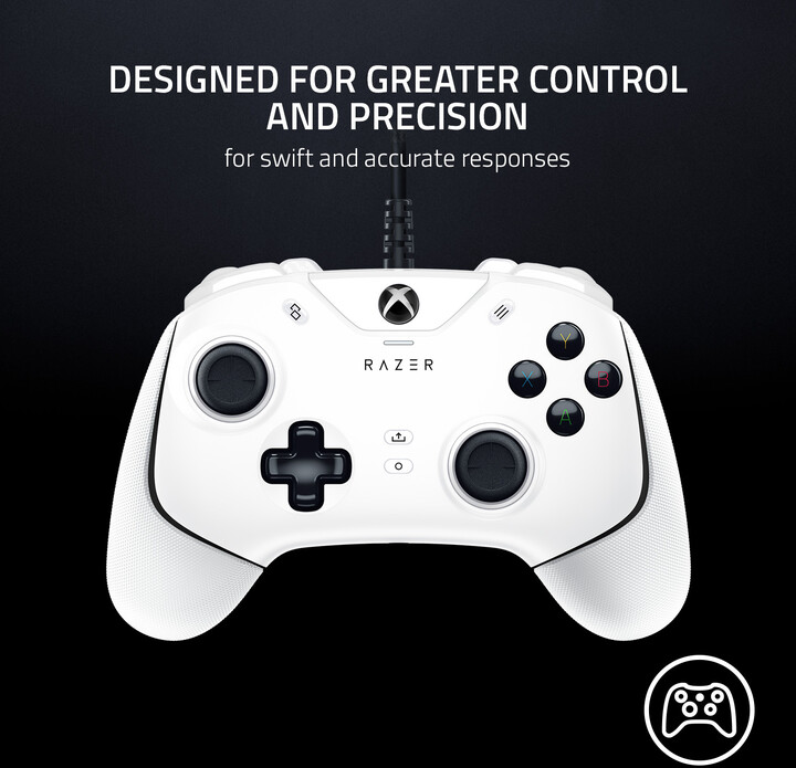 Kontroller Razer Wolverine v2, i bardhë (PC, Xbox Series, Xbox ONE)