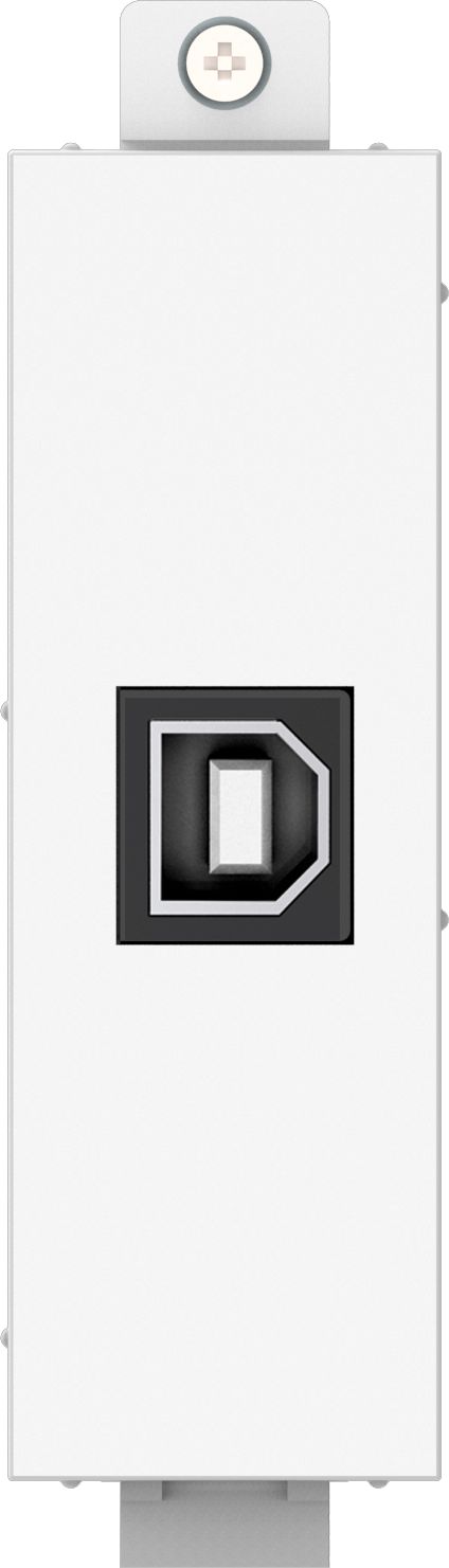 Modul prizë USB Vision TC3 USBB, USB 3.0, për panele Techconnect, i bardhë