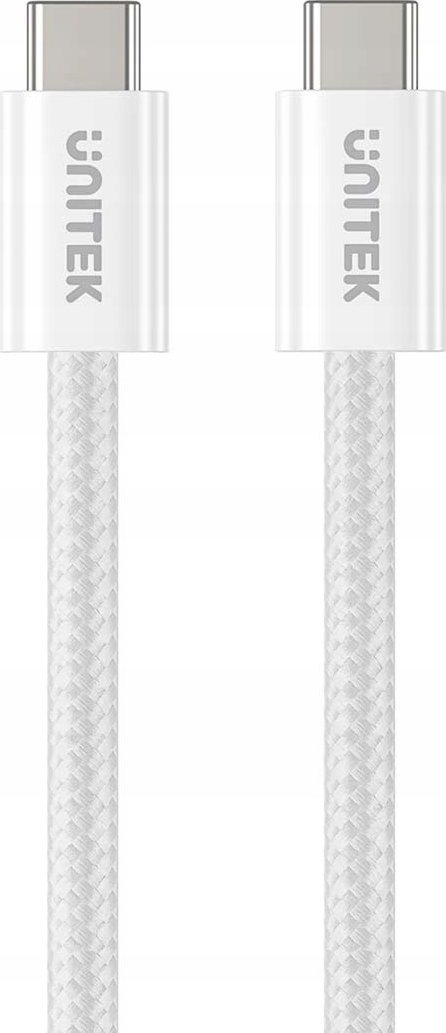 Kabllo magnetike USB C Unitek, PD 100W, 1m, e bardhë