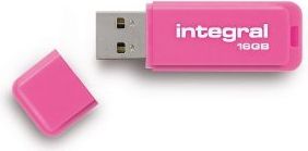 USB flash Integral Neon INFD16GBNEONPK, 16GB, USB 2.0, rozë
