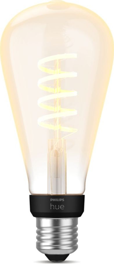 Llambë smart Philips Hue White Ambiance Filament ST72 Edison, E27, LED, e bardhë e ngrohtë në të ftohtë
