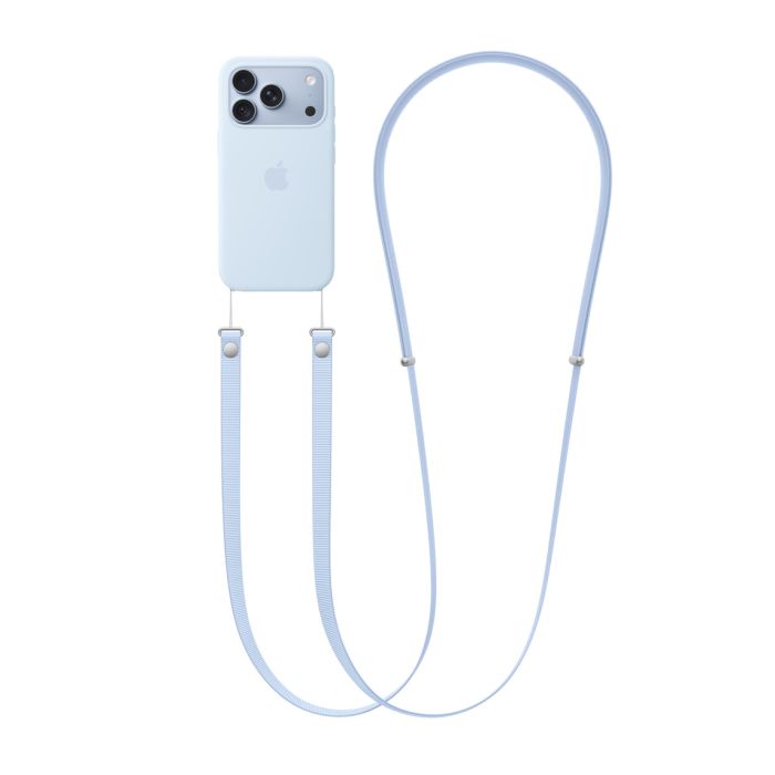 Apple Crossbody Strap, Crisp Blue