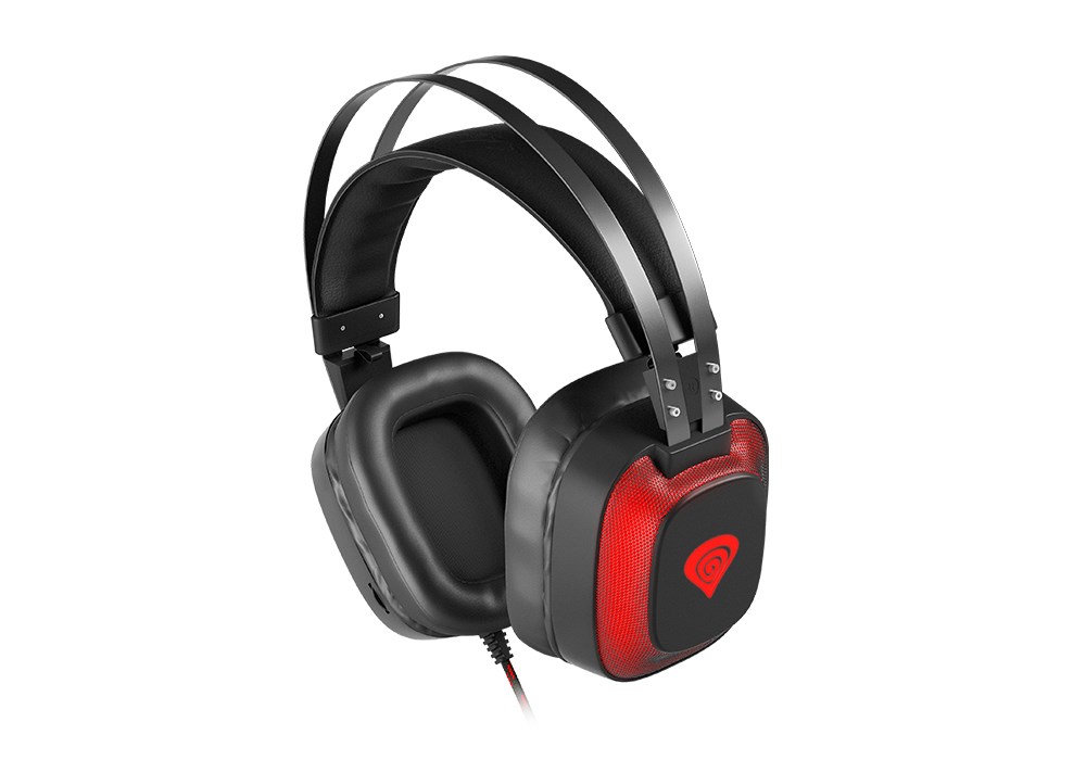 Kufje Genesis Radon 720, 7.1 Gaming, të kuqe