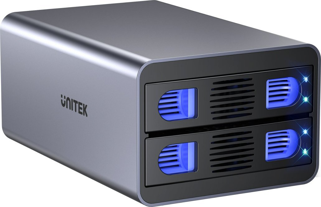 Надворешно куќиште Unitek, за SATA дискови 2.5"/3.5", USB 5 Gbps, 40TB, црно