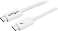 Кабел StarTech USB C - USB C (TBLT3MM2MW), 2m, бел
