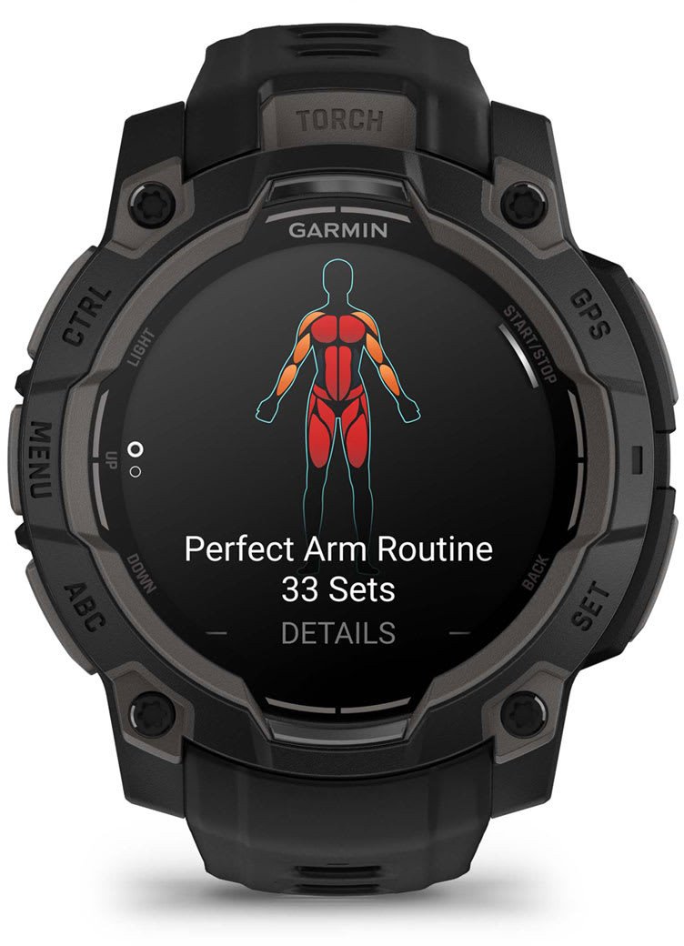Orë Garmin Instinct 3 AMOLED, 45 mm, e zezë