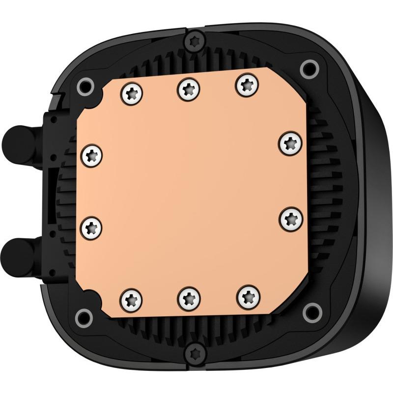 Ftohës likuid për procesor DeepCool LE500 Marrs, 240mm, LED jeshil, i zi
