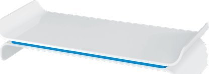 Stendë monitori Leitz WOW, deri 27", blu e bardhë