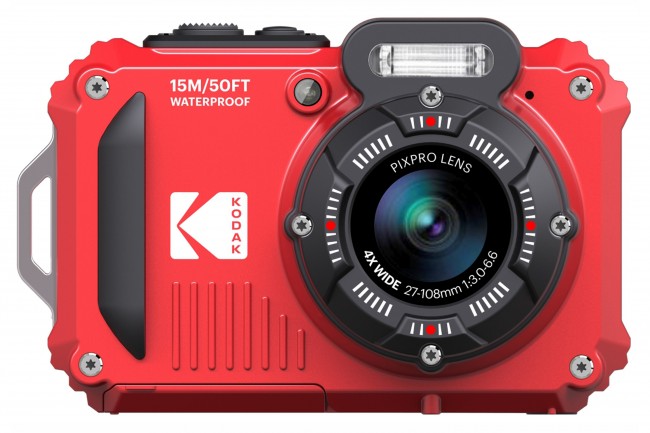 Fotoaparat Kodak WPZ2, rezistent ndaj ujit, i kuq