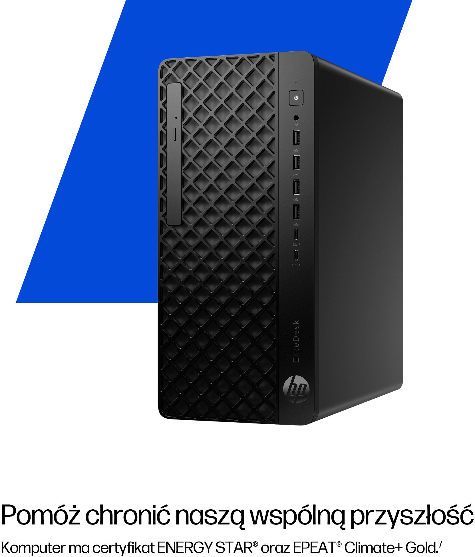 Kompjuter desktop HP EliteDesk 8 Tower G1i, Intel Core Ultra 7, 16GB RAM, i zi