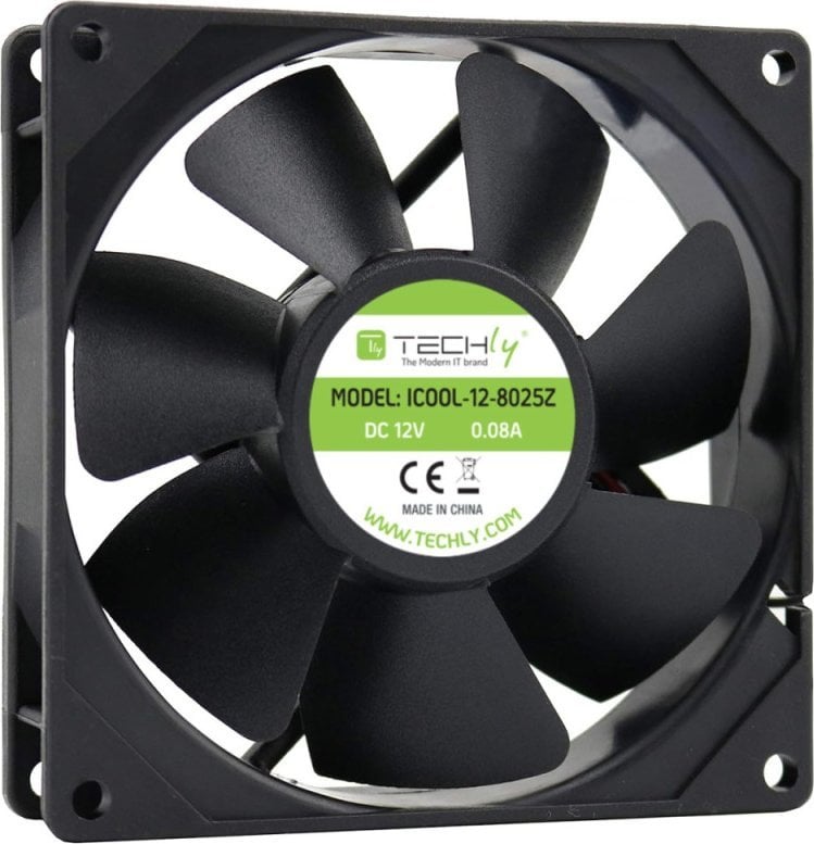 Ventilator PC Techly 80mm, 12V, i zi