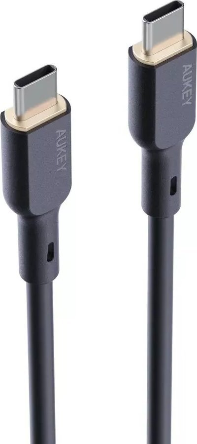 Kabllo USB Aukey CB-SCC101, USB-C në USB-C, 1 m, 100W, e zezë