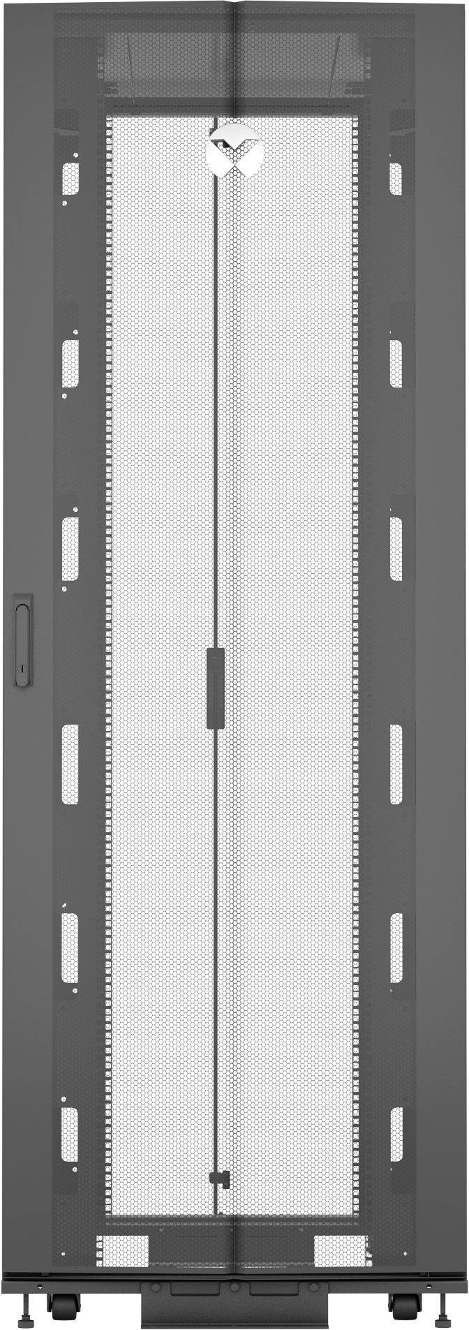 Rraf serverik Vertiv VR Rack VR3157, 48U, 800x1100mm, i zi