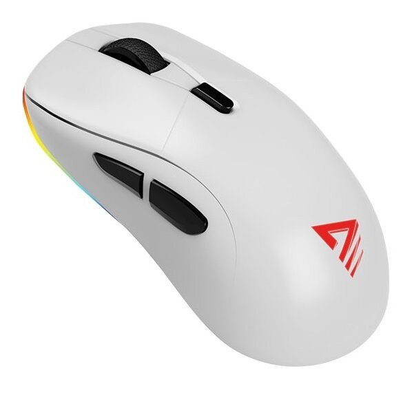 Mouse gaming Savio Rift, wireless dhe me kabllo, RGB, i bardhë