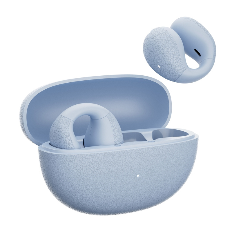 Kufje wireless QCY Crossky C10, open ear, Bluetooth 5.4, blu