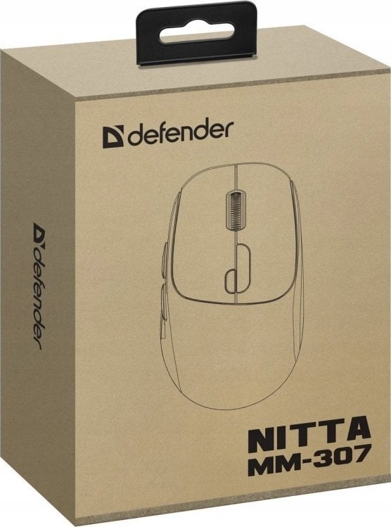 Maus Defender 52307, me kabllo, optik, i zi