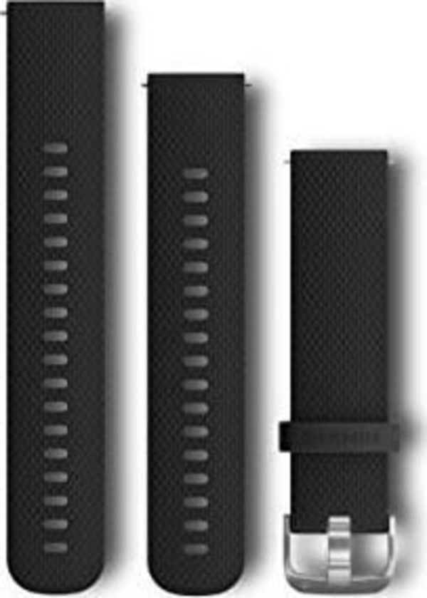 Rripa për orë Garmin, të zi