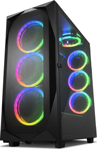 Kasë Sharkoon REV300 ARGB, e zezë, Full Tower