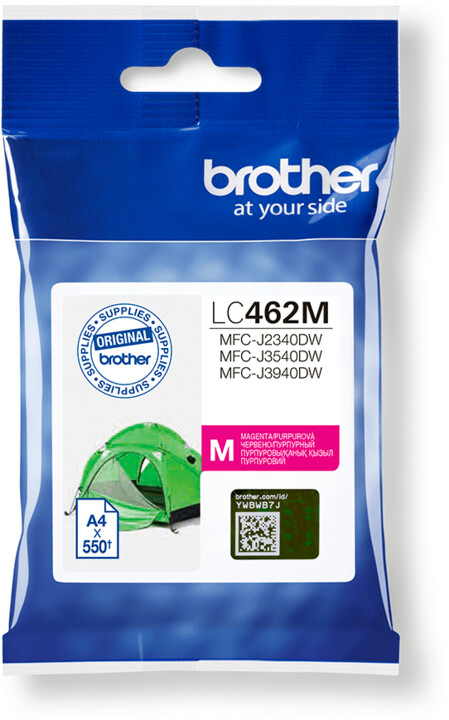 Боја за печатач Brother LC-462M, виолетова