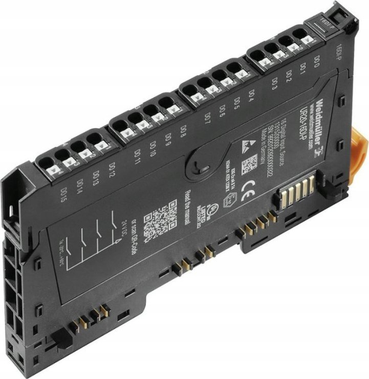 Modul I/O Weidmüller NX Series, 16 hyrje dixhitale, 24V DC, gri