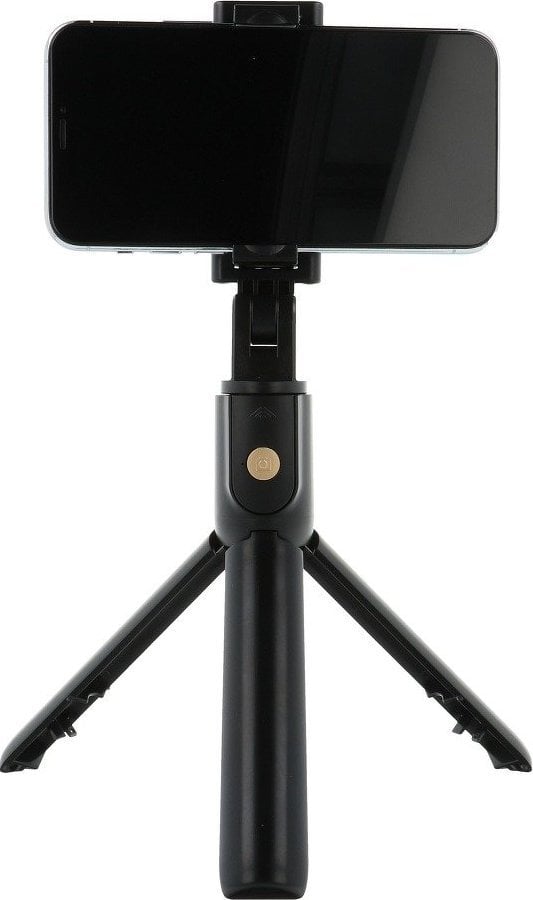 Selfie stick dhe tripod RoGer RO SELF 2IN1, telekomandë Bluetooth, teleskopik, i zi