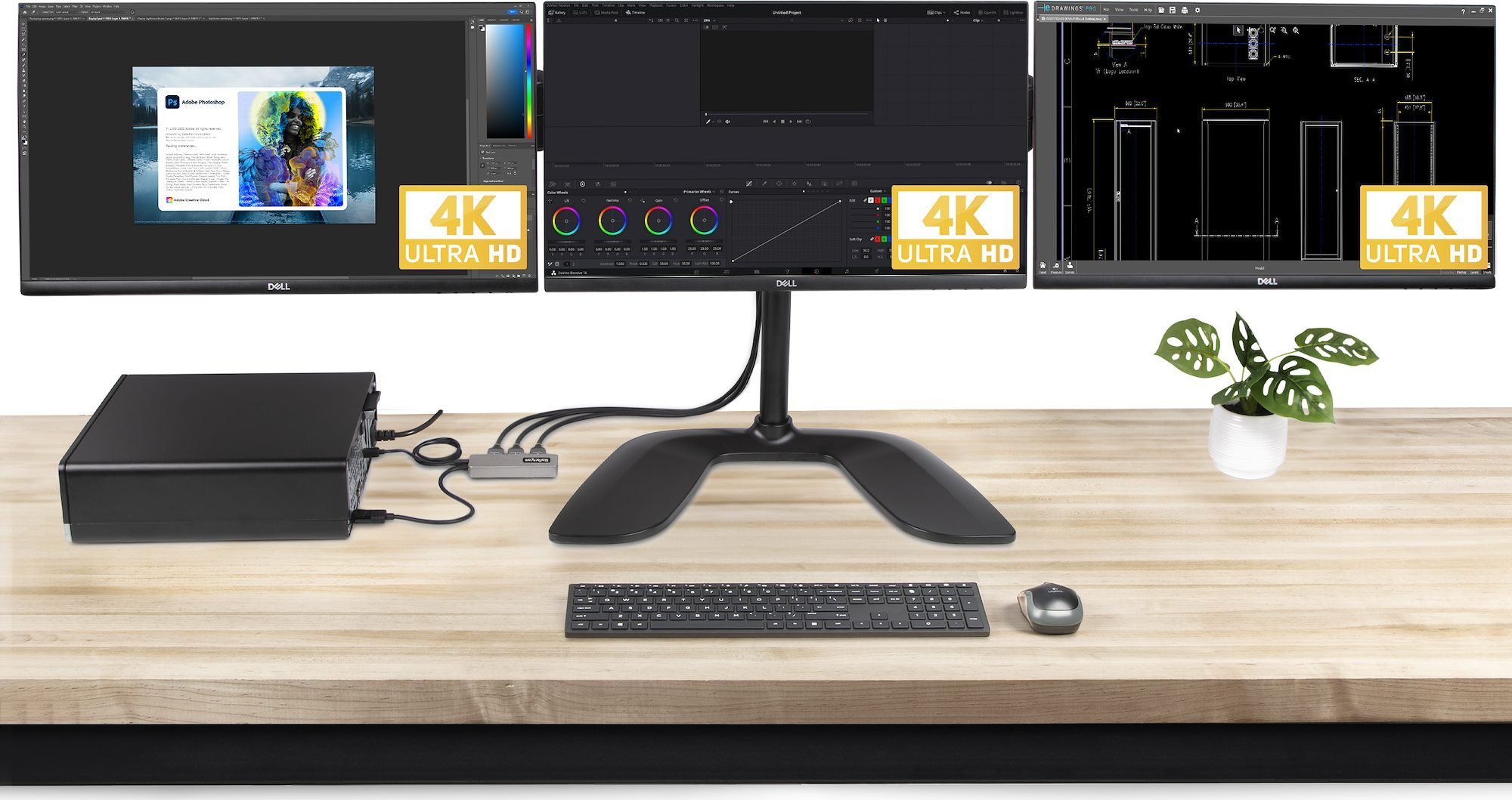 HUB MST StarTech 3 porta, DisplayPort në 3x HDMI, 4K 60Hz, i zi