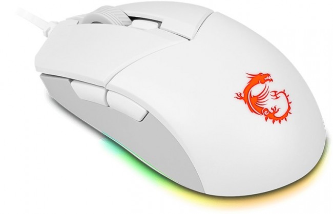 Maus MSI Clutch GM11, i bardhë
