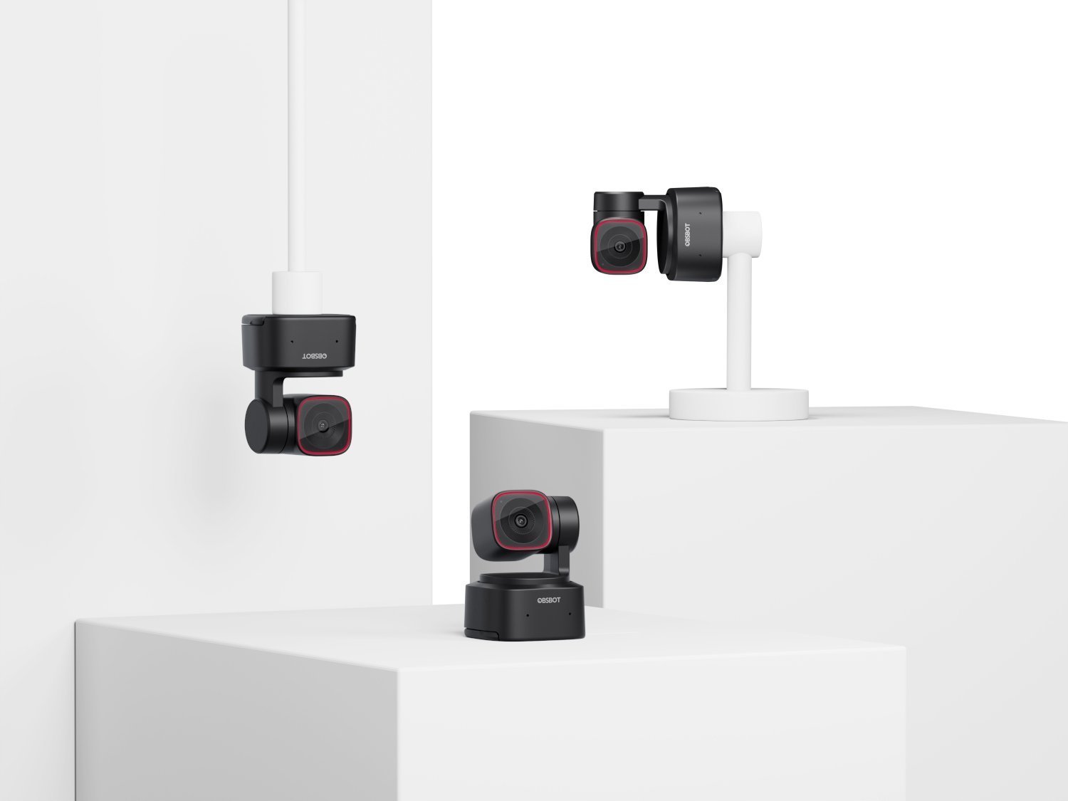 Kamerë web OBSBOT Tiny 2 LITE, 4K, AI PTZ, e zezë